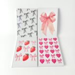 Блокнот Qazaq Бренд Бантики/Бабочки/Фрукты в твердом переплете арт.6404 ассорти