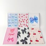 Блокнот Qazaq Бренд Бантики/Бабочки/Фрукты в твердом переплете арт.6404 ассорти