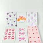 Блокнот Qazaq Бренд Бантики/Бабочки/Фрукты в твердом переплете арт.6404 ассорти