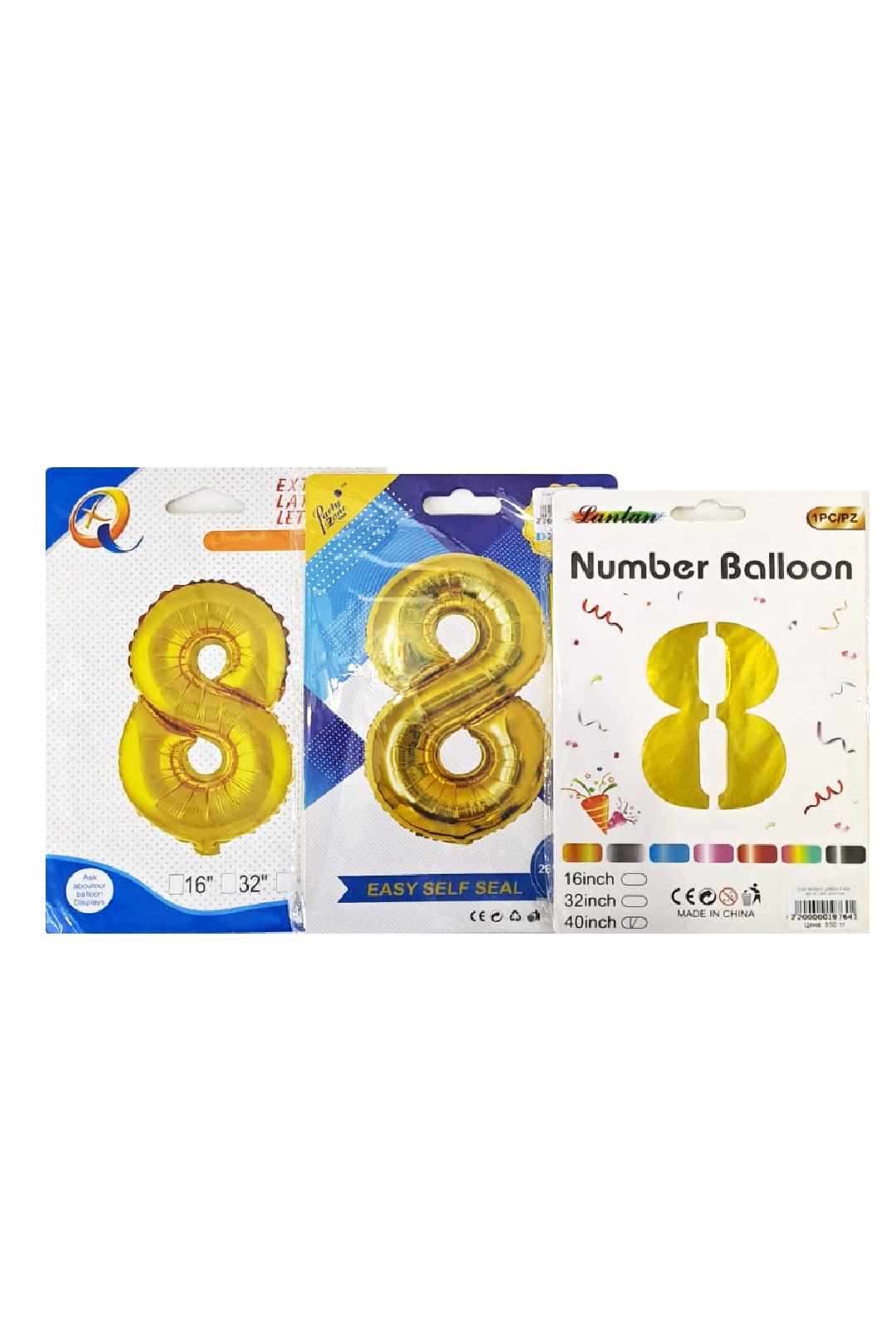 Шар фольга цифра 8 40д арт.tr1348 золотая Шар фольга цифра 8 40д арт.tr1348 золотая