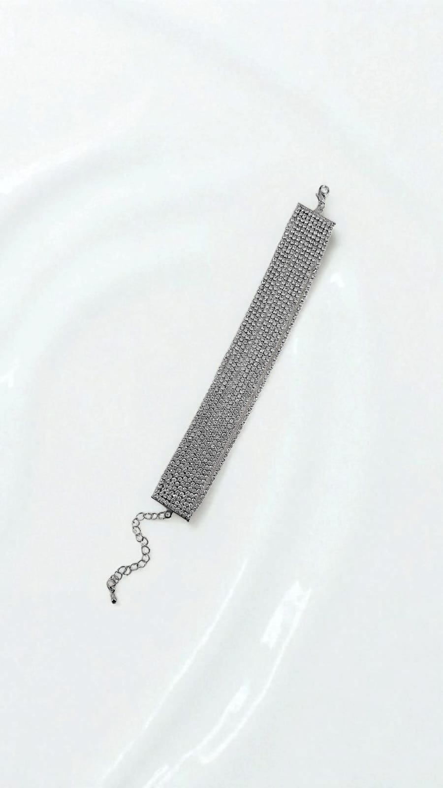 Браслет стразы 10рядов арт.tr1813 серебро Браслет стразы 10рядов арт.tr1813 серебро