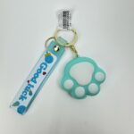 Брелок Лапка 5см арт.666-28 бирюзовый