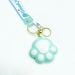 Брелок Лапка 5см арт.666-28 бирюзовый