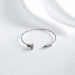 Браслет Гвоздь со стразами арт.tr2144 серебро