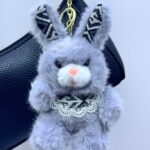 Брелок мягкий Зайка арт.tr2762 серый