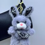 Брелок мягкий Зайка арт.tr2762 серый