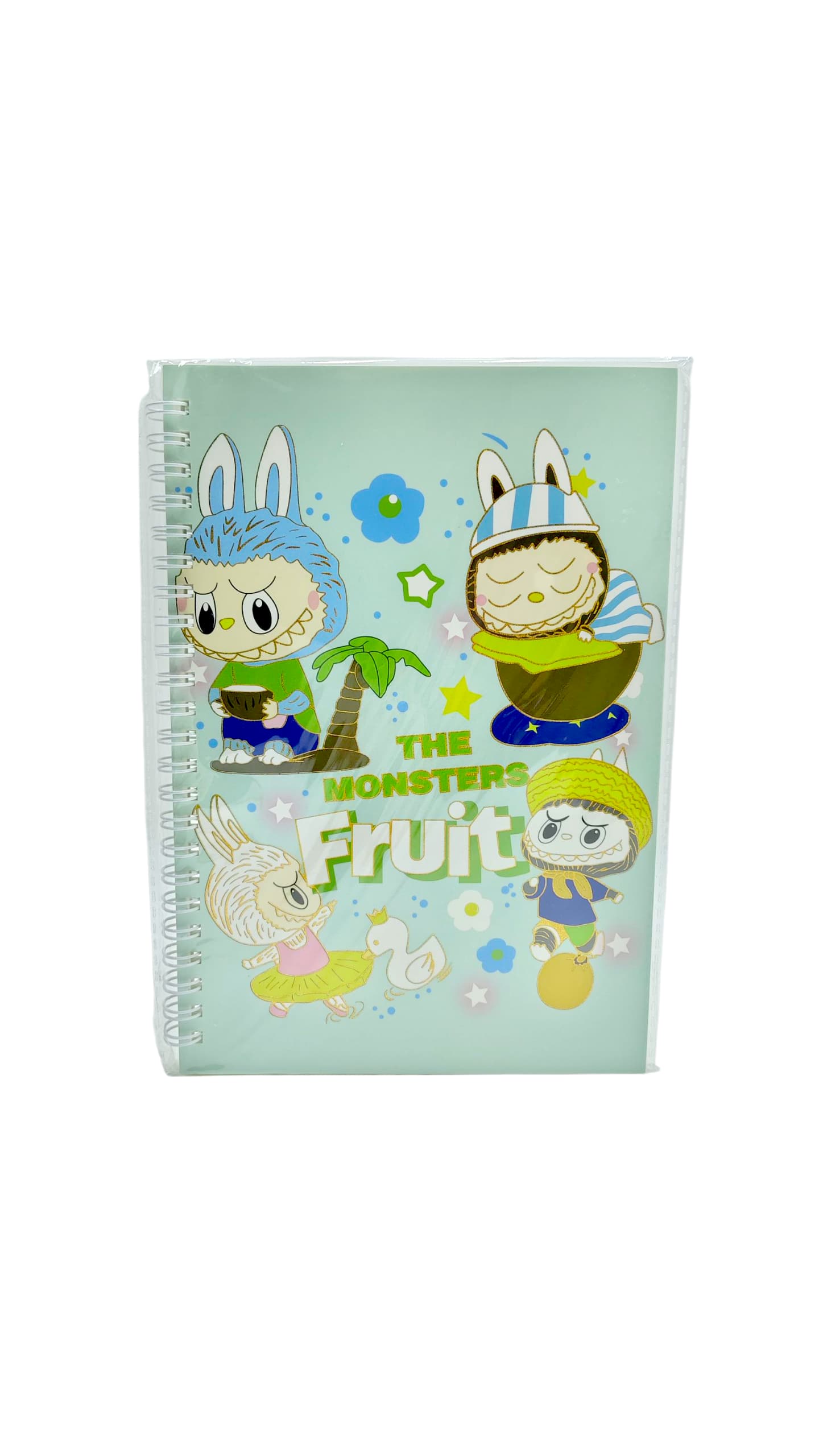 Блокнот на спирали Лабубу арт.a5-5033 бирюзовый Блокнот на спирали Лабубу арт.a5-5033 бирюзовый