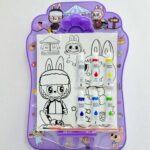 Картина красками на мольберте Labubu арт.6609 ассорти