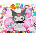 Шары фольга набор Kuromi уп 5шт арт.xy-q166