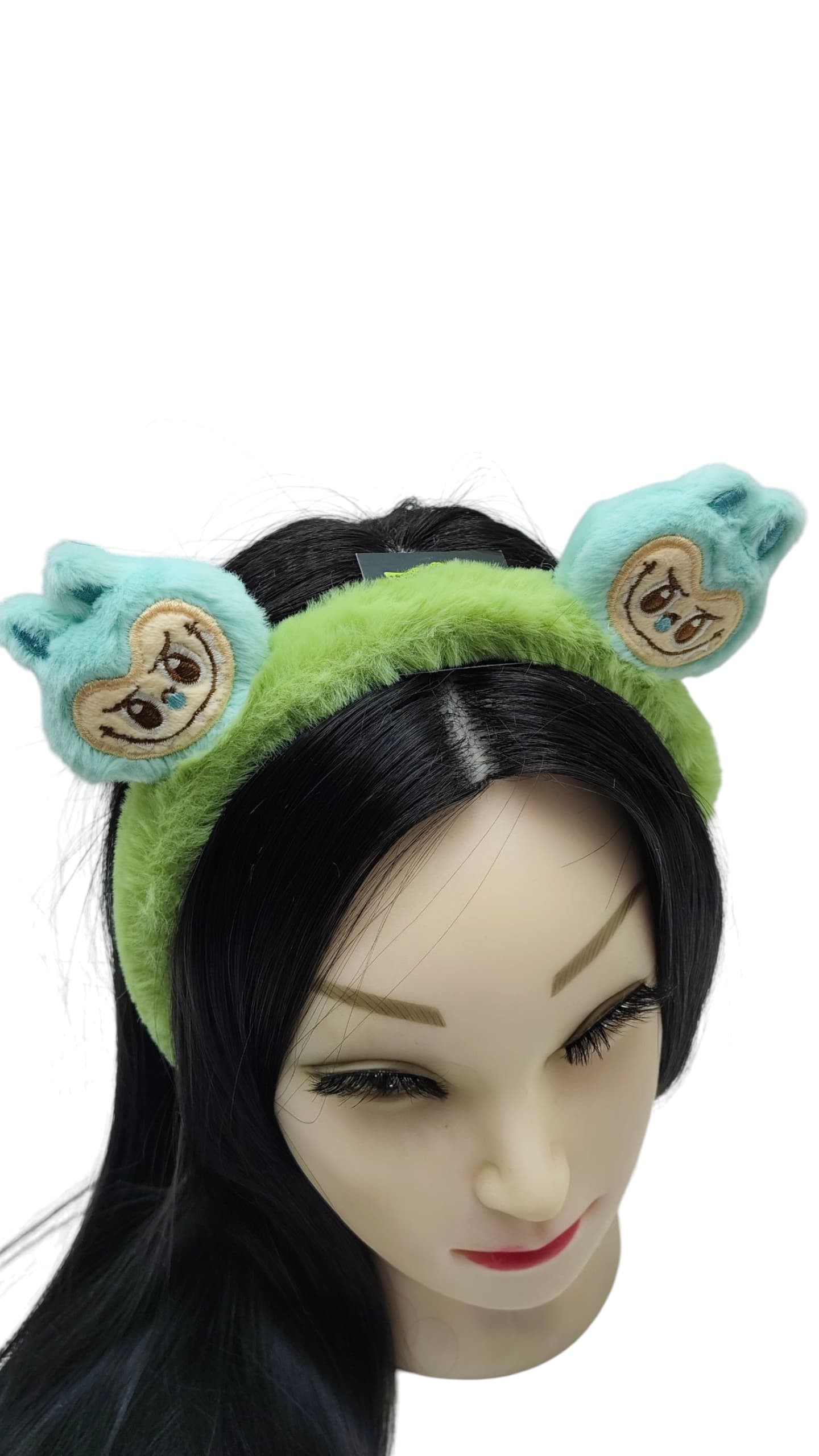 Ободок мех Лабубу арт.tr1822 зеленый Ободок мех Лабубу арт.tr1822 зеленый