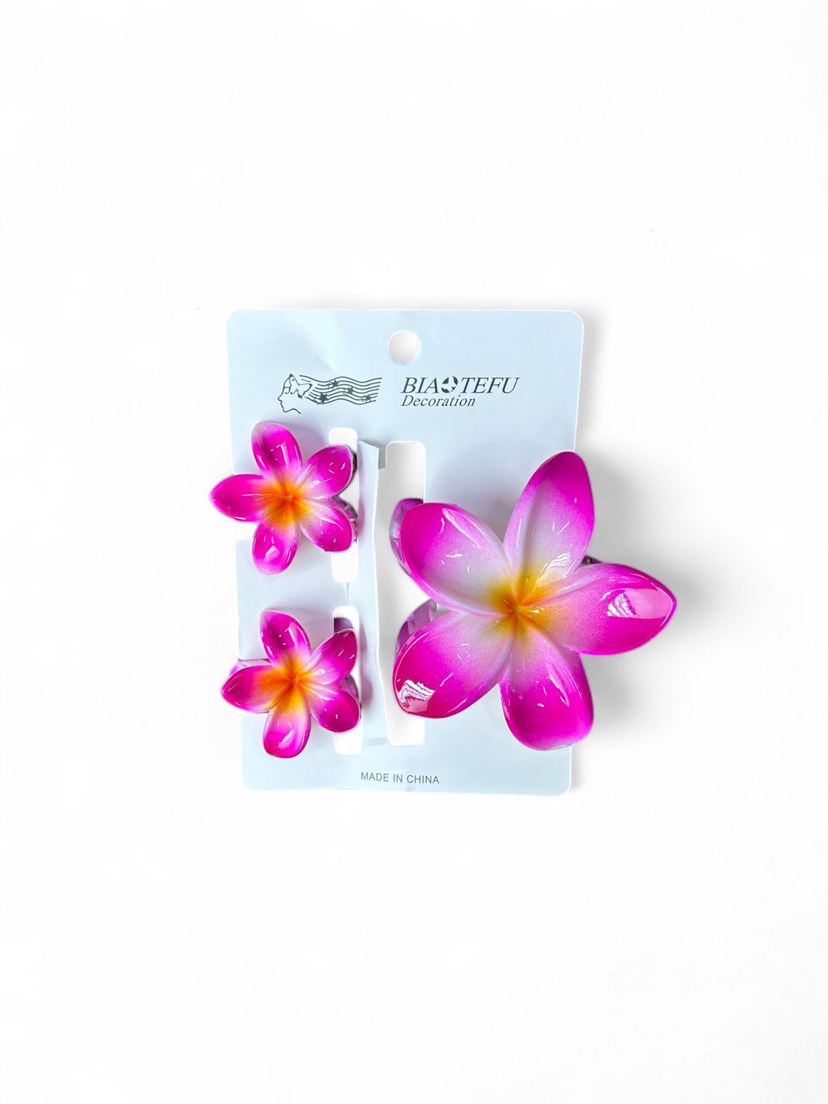 Крабик Гавайский цветок 4-8см уп 3шт арт.tr2522 розово-белый с желтым Крабик Гавайский цветок 4-8см уп 3шт арт.tr2522 розово-белый с желтым