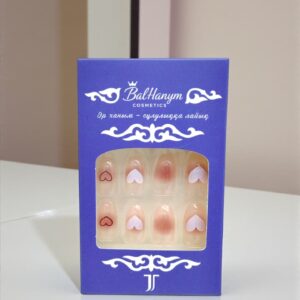 Ногти накладные Balhanym арт.tr2773 коричневый френч