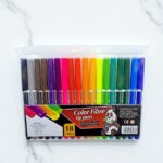Фломастеры Color Fibre tip pens 18цв арт.858-18