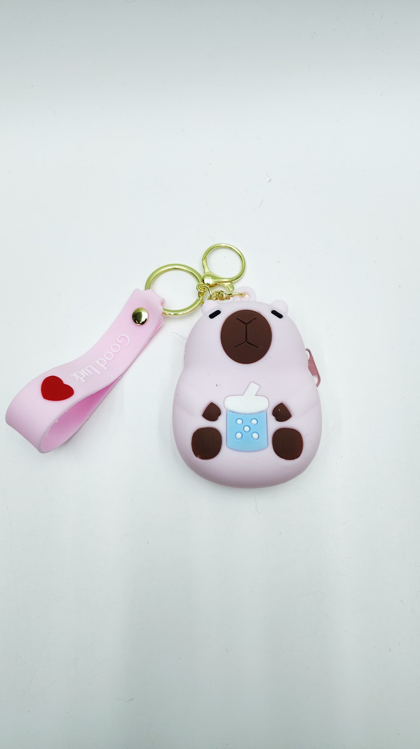 Брелок кошелек Капибара арт.tr258 розовый Брелок кошелек Капибара арт.tr258 розовый