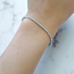 Браслет стразы арт.tr1920 серебро