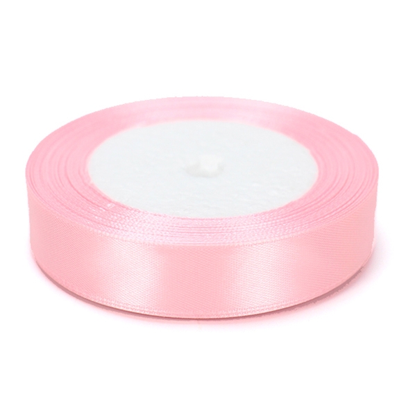 Лента атлас 2см бобина 20ярдов арт.tr718 светло-розовая Лента атлас 2см бобина 20ярдов арт.tr718 светло-розовая