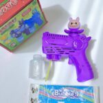 Пистолет мыльные пузыри Лабубу арт.m2-2 фиолетовый