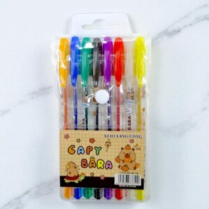 Ручки цветные Capybara 8шт арт.907-8