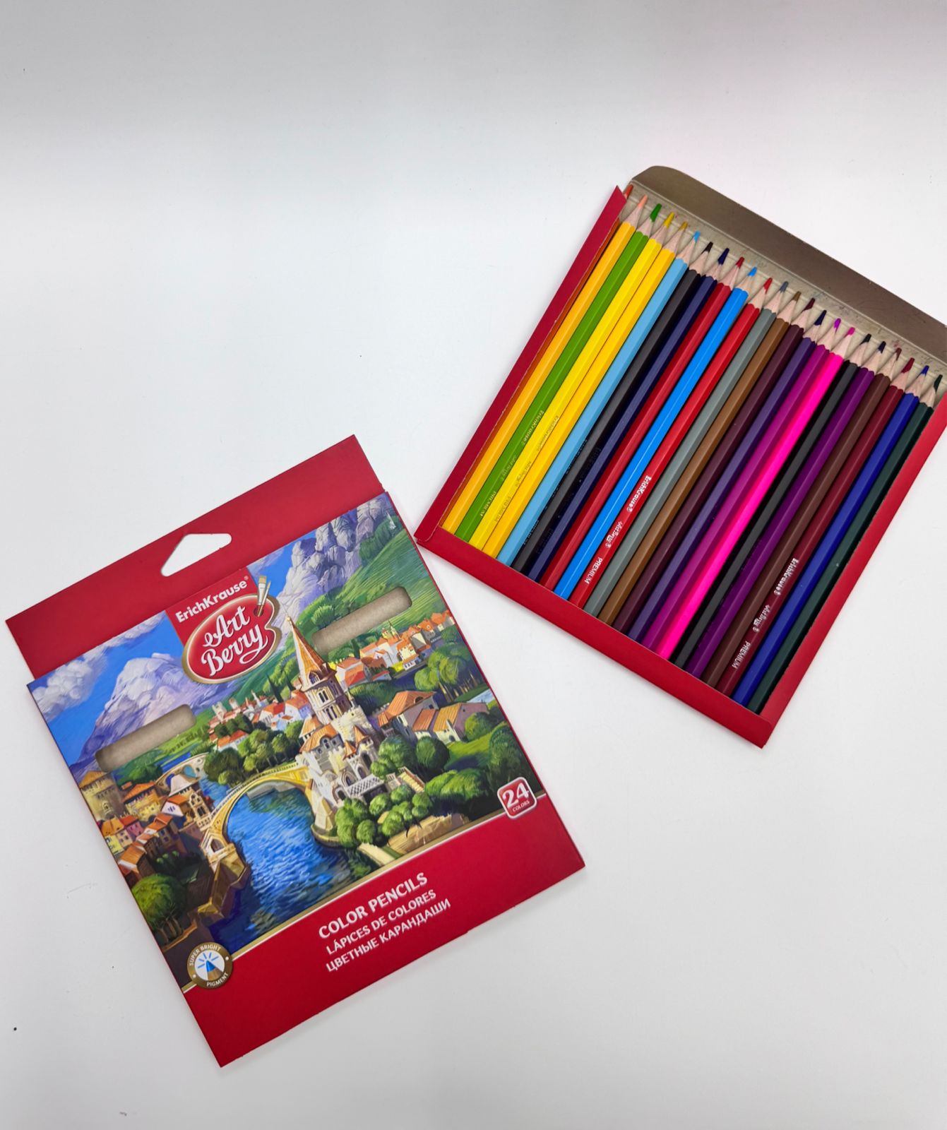 Цветные карандаши ErichKrause 24цв арт.32483 Цветные карандаши ErichKrause 24цв арт.32483