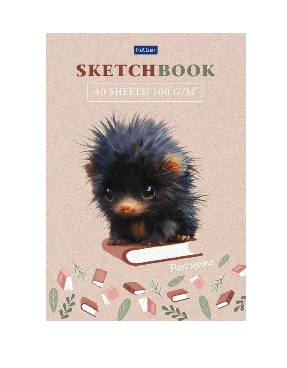 Скетчбук Hatber Крошка Дикобраз 40л 100гр арт.32110 Скетчбук Hatber Крошка Дикобраз 40л 100гр арт.32110