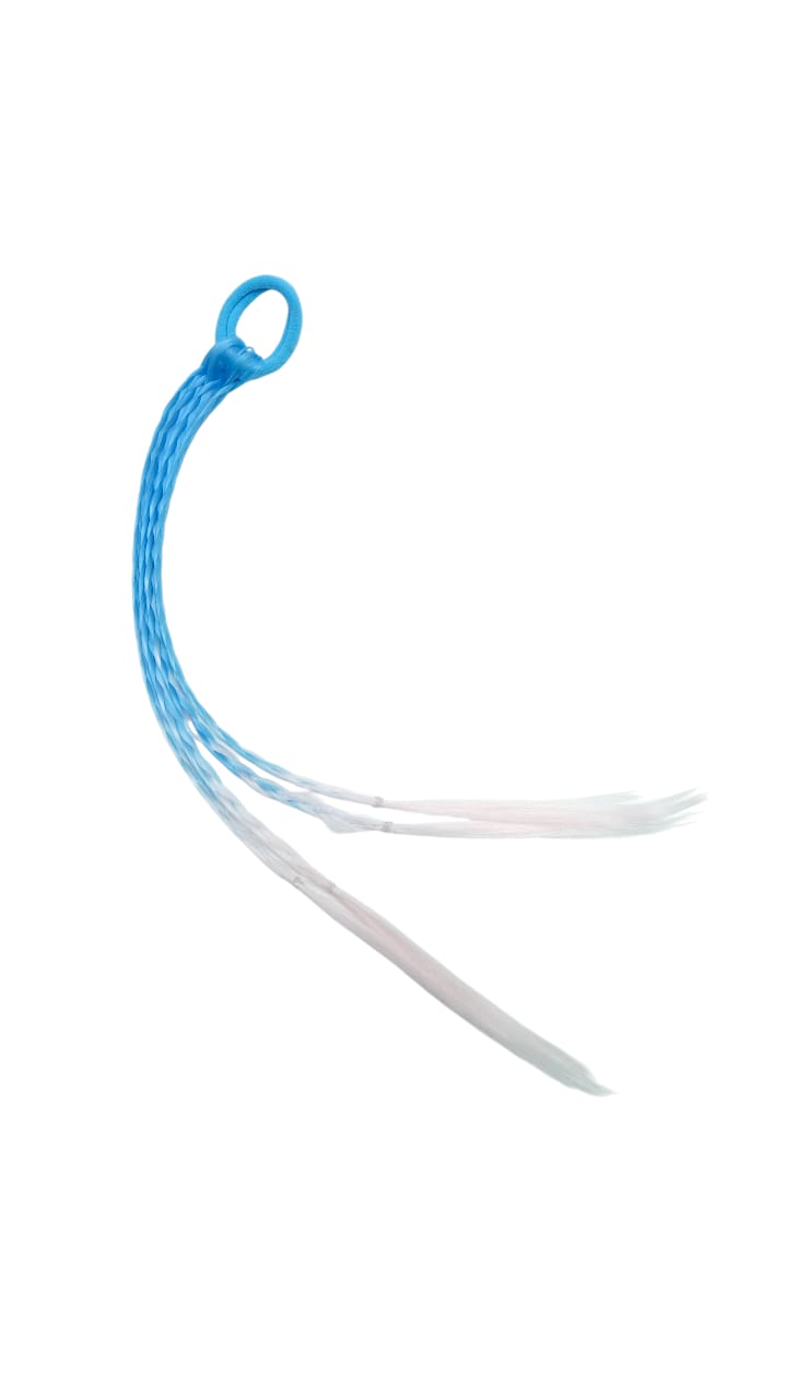 Косички на резинке 4шт арт.tr1629 голубой,розовый Косички на резинке 4шт арт.tr1629 голубой,розовый