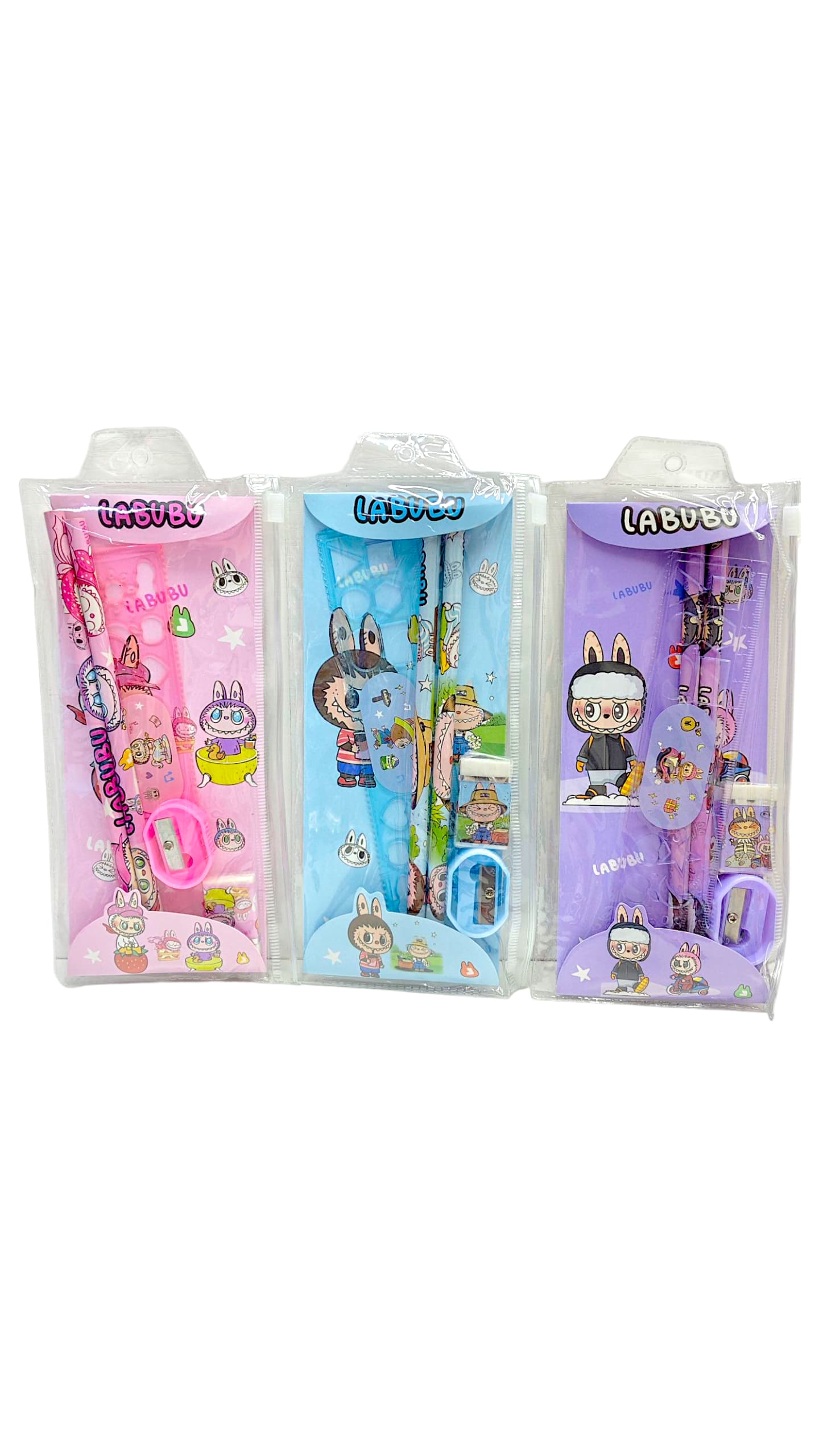 Набор канцелярский 6в1 в пенале Sanrio/Лабубу/Стич арт.3369 ассорти Набор канцелярский 6в1 в пенале Sanrio/Лабубу/Стич арт.3369 ассорти