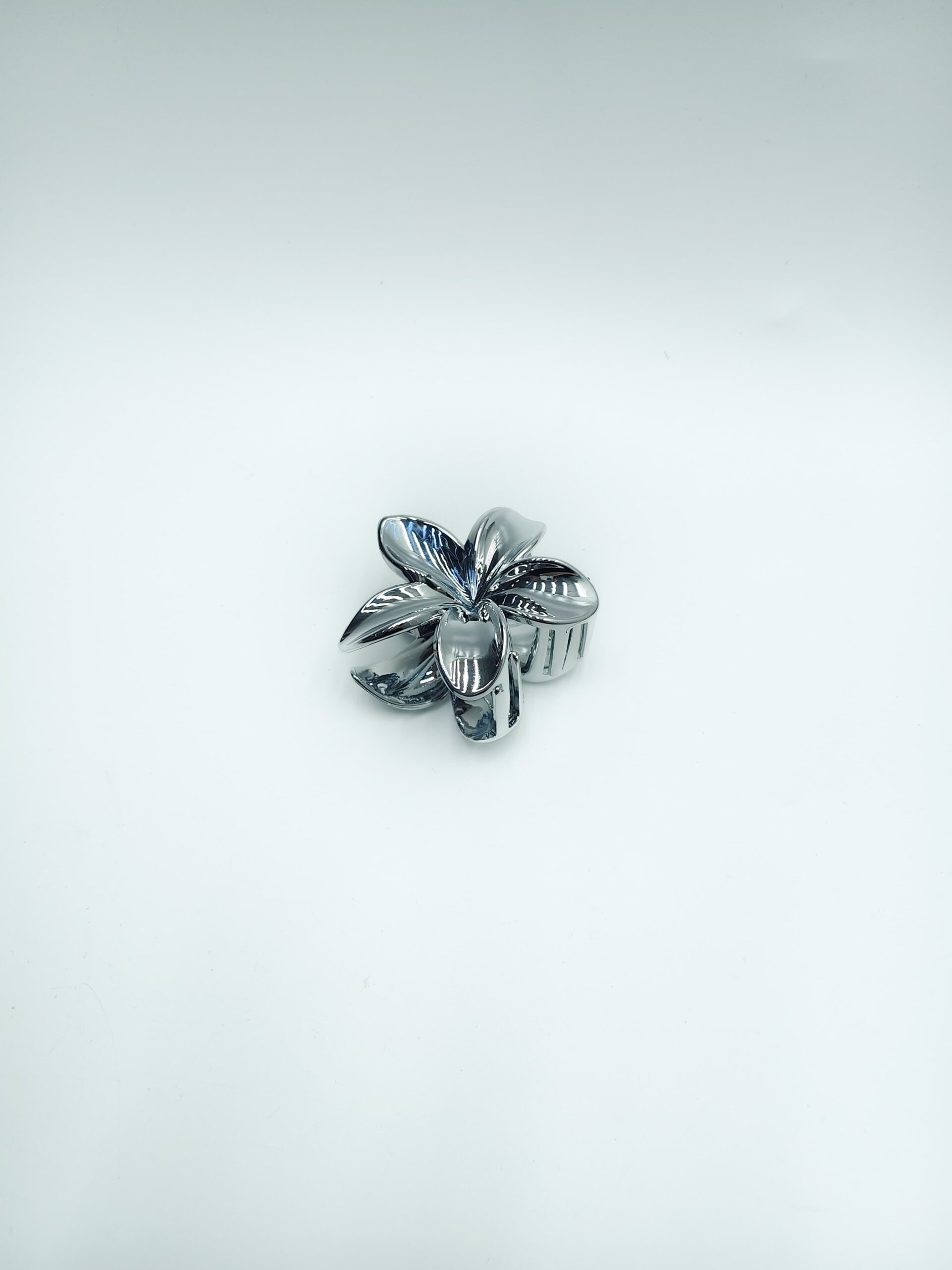 Крабик Гавайский цветок 8см арт.kgc20 серебро Крабик Гавайский цветок 8см арт.kgc20 серебро