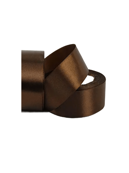 Лента атлас 4см бобина 20ярдов арт.tr666 коричневая Лента атлас 4см бобина 20ярдов арт.tr666 коричневая