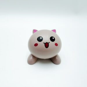 Подставка для телефона Котик 10см арт.tr290 серо-розовая