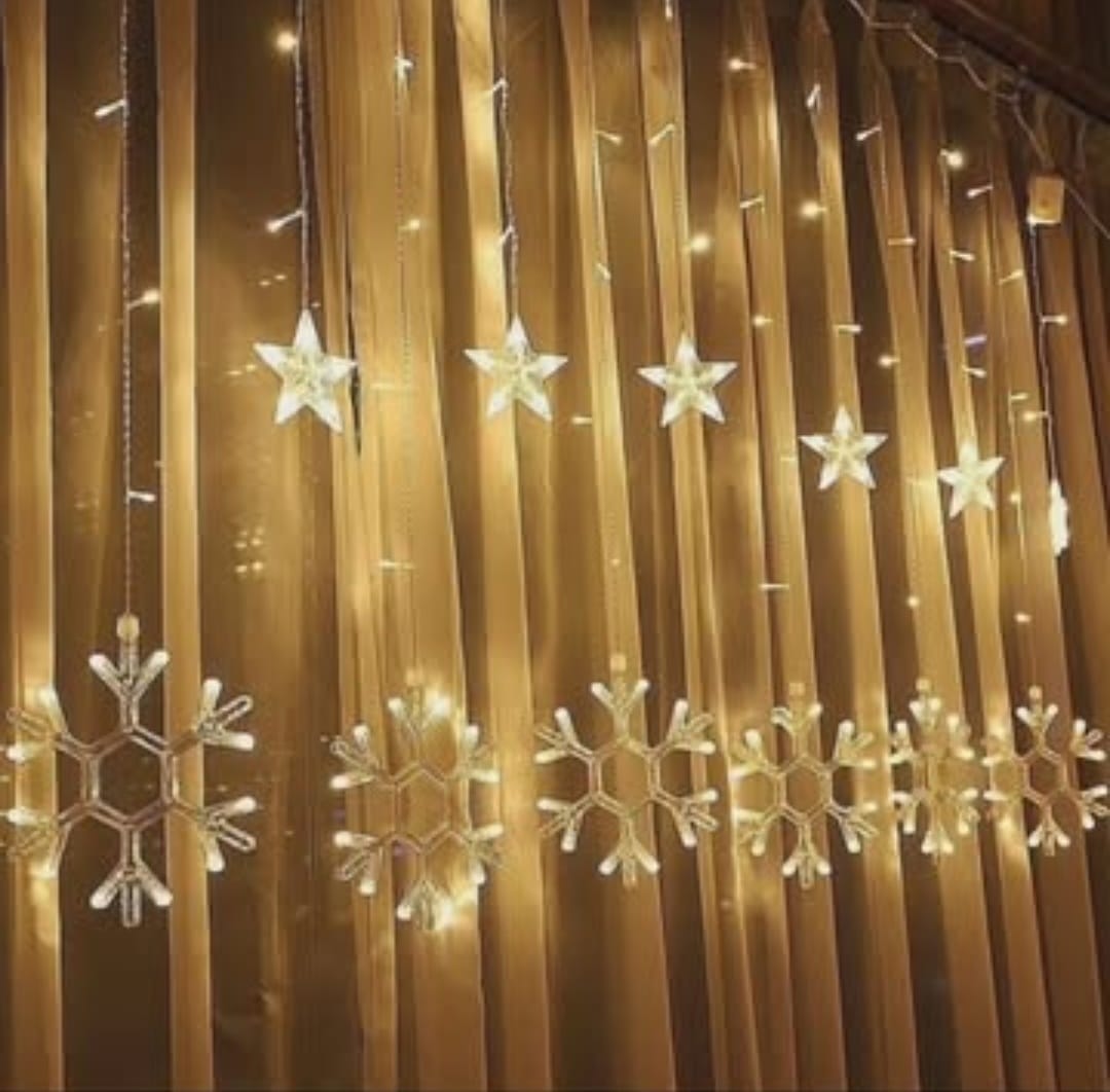 Гирлянда новогодняя Снежинка 3м теплый свет 5000тг Гирлянда новогодняя Снежинка 3м теплый свет 5000тг