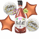 Шары фольга набор Salut! Life is good уп 5шт арт.tz-j5006