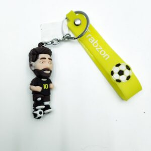 Брелок Футболист 7см арт.235-10 Месси черный