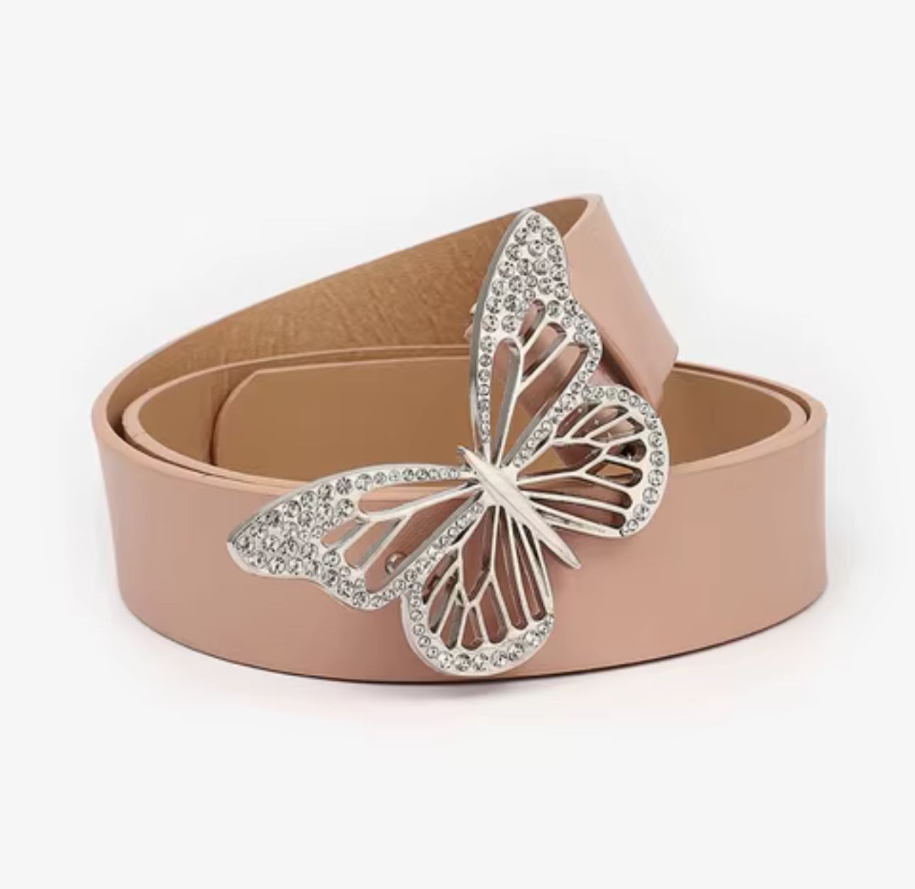 Ремень бабочка стразы бежевый арт.tr859 Ремень бабочка стразы бежевый арт.tr859