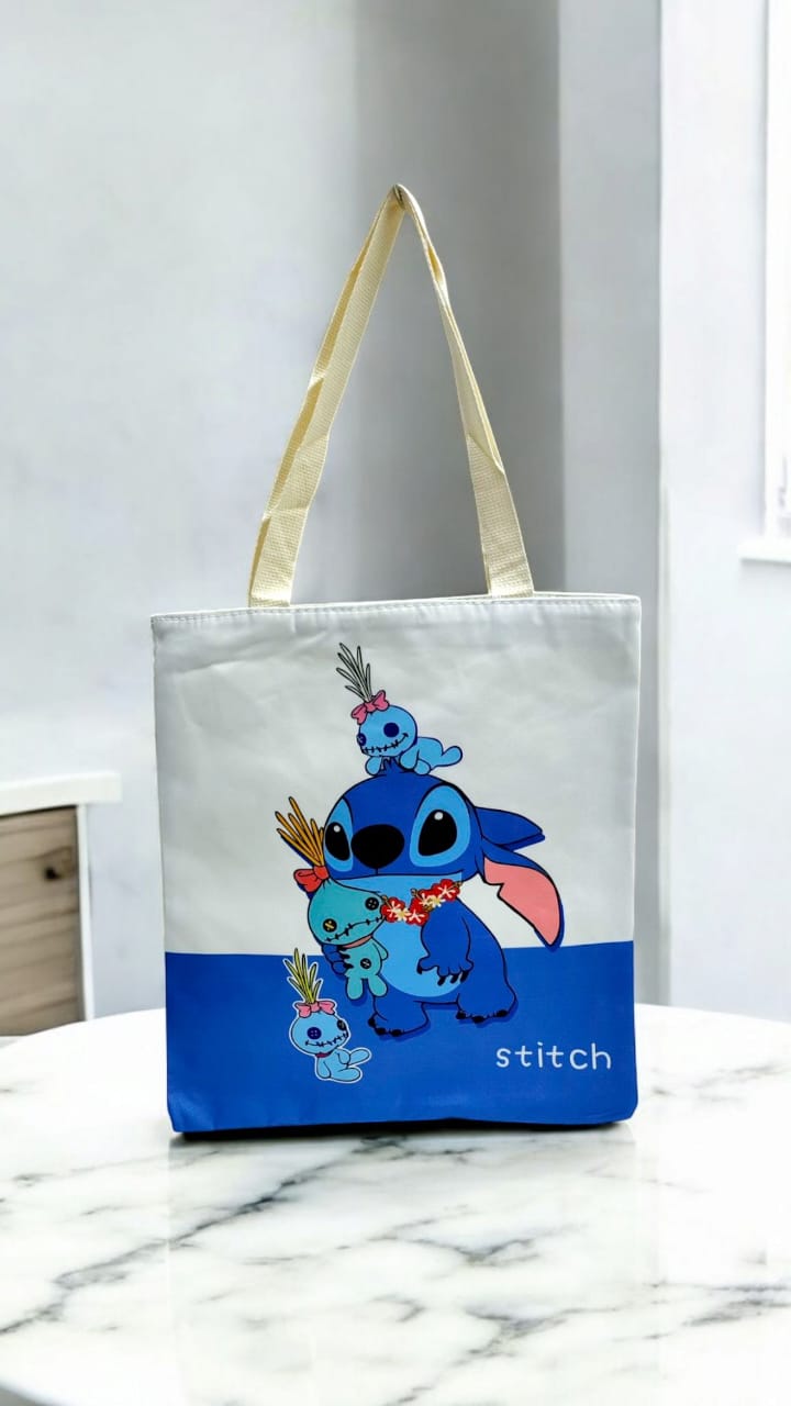 Шопер Стич арт.tr1507 белый Шопер Стич арт.tr1507 белый