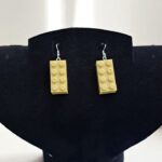 Серьги Лего арт.tr2180 кремово-желтые