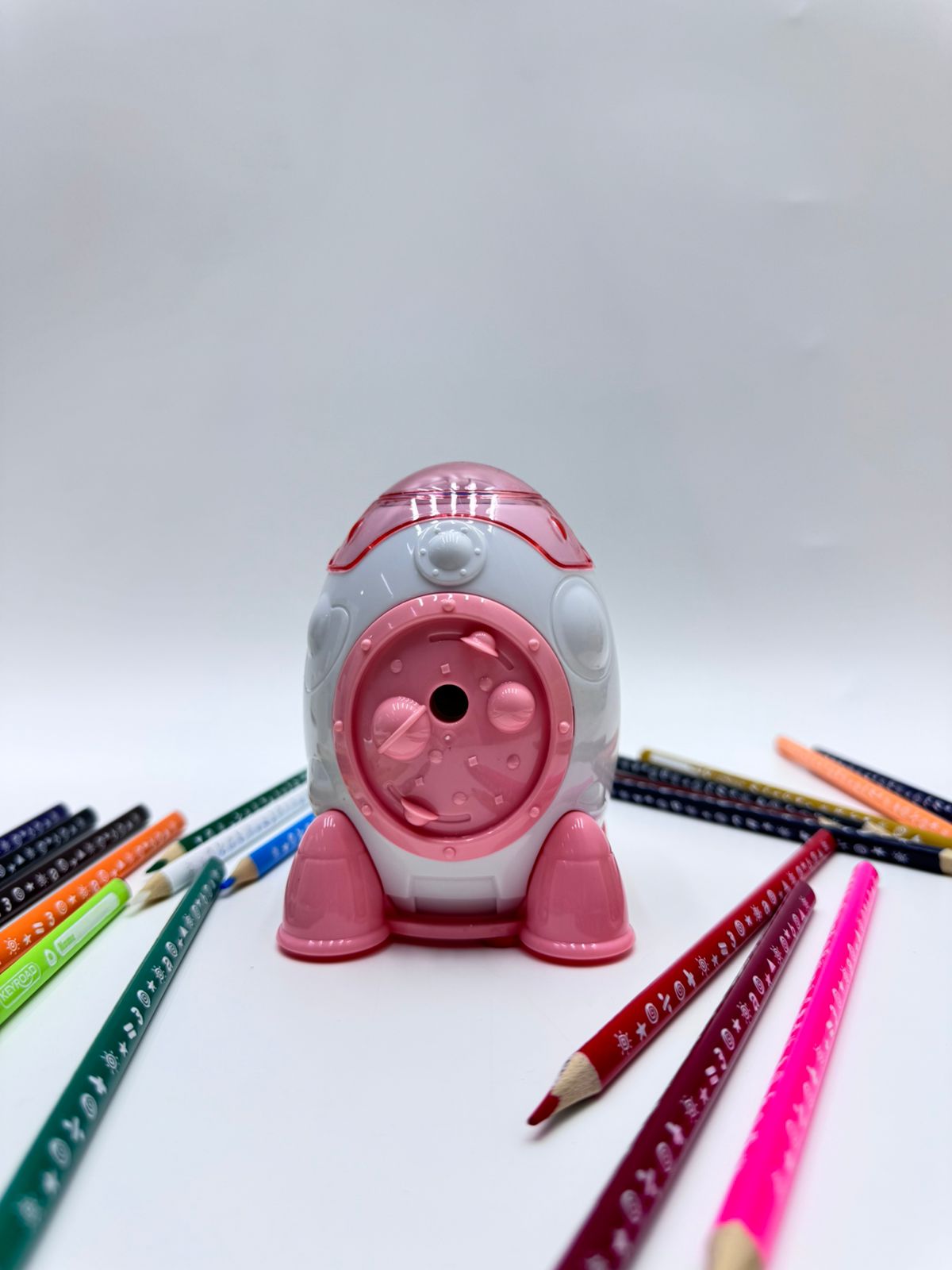 Точилка механическая Ракета розовая арт.tr1680 Точилка механическая Ракета розовая арт.tr1680