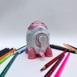 Точилка механическая Ракета розовая арт.tr1680