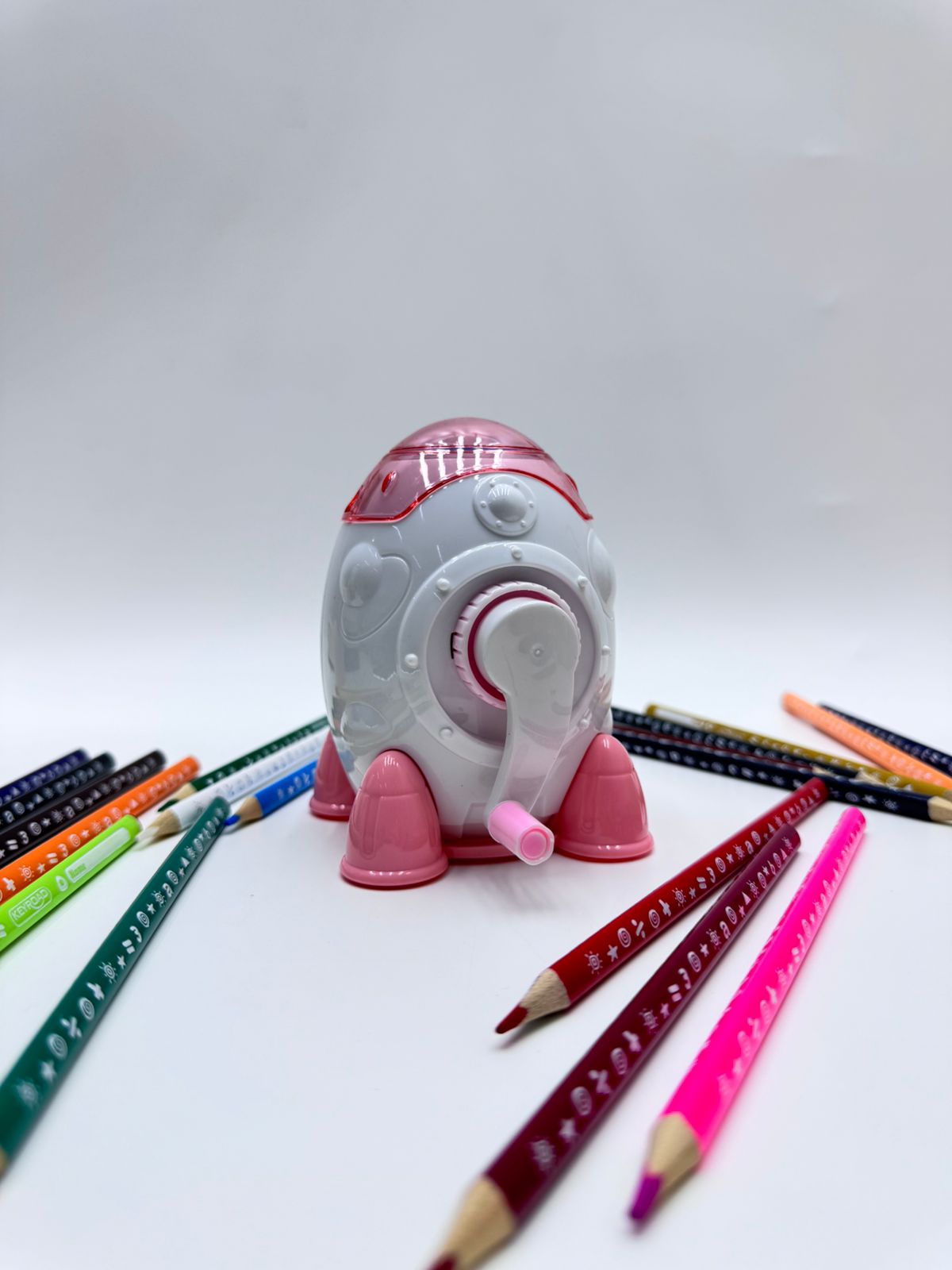 Точилка механическая Ракета розовая арт.tr1680 Точилка механическая Ракета розовая арт.tr1680