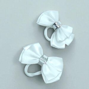 Бантики на резинке уп 2шт арт.tr2338 белые