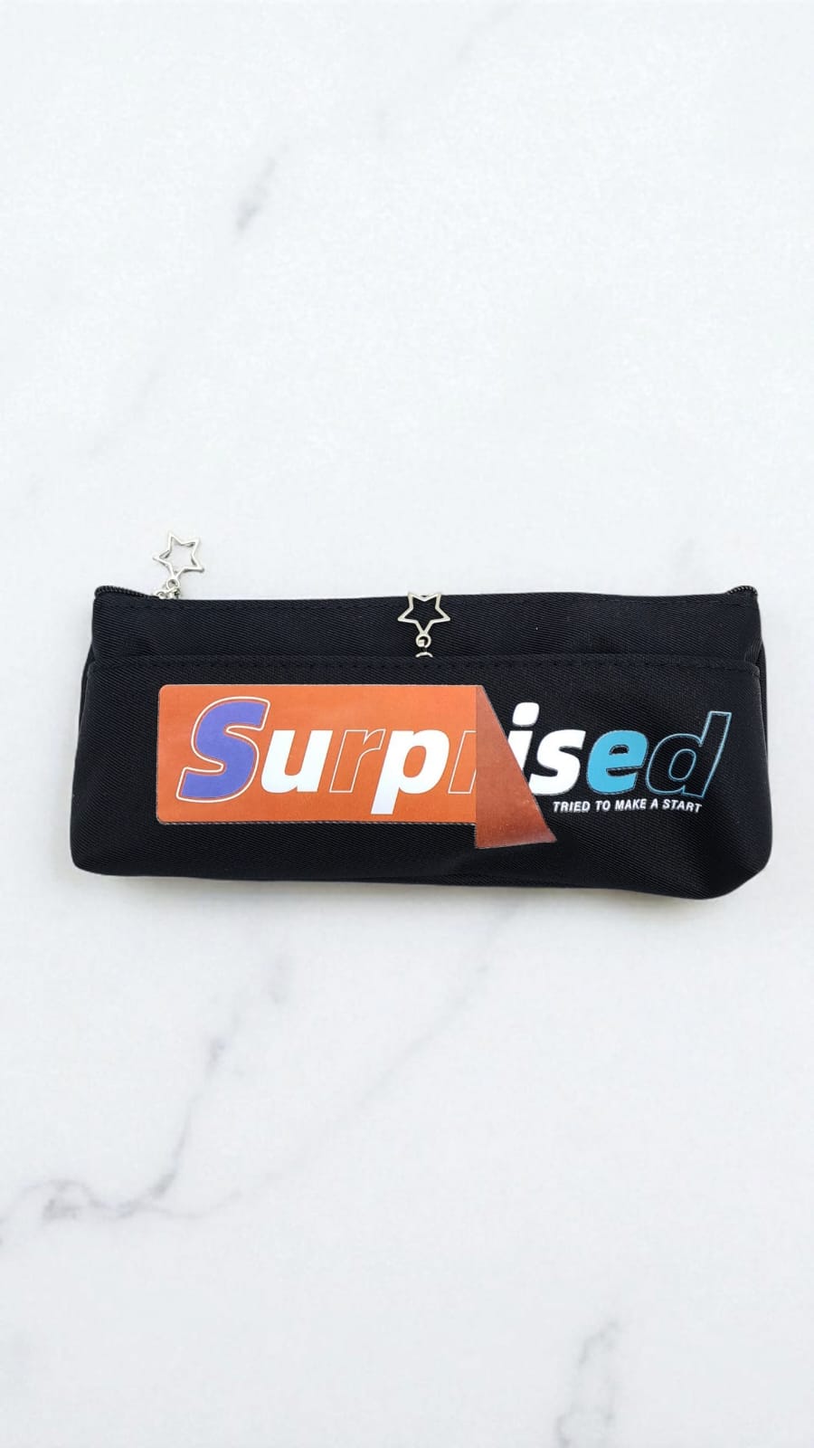 Пенал Surpised Tried to make a start арт.a-313 черный с красным Пенал Surpised Tried to make a start арт.a-313 черный с красным