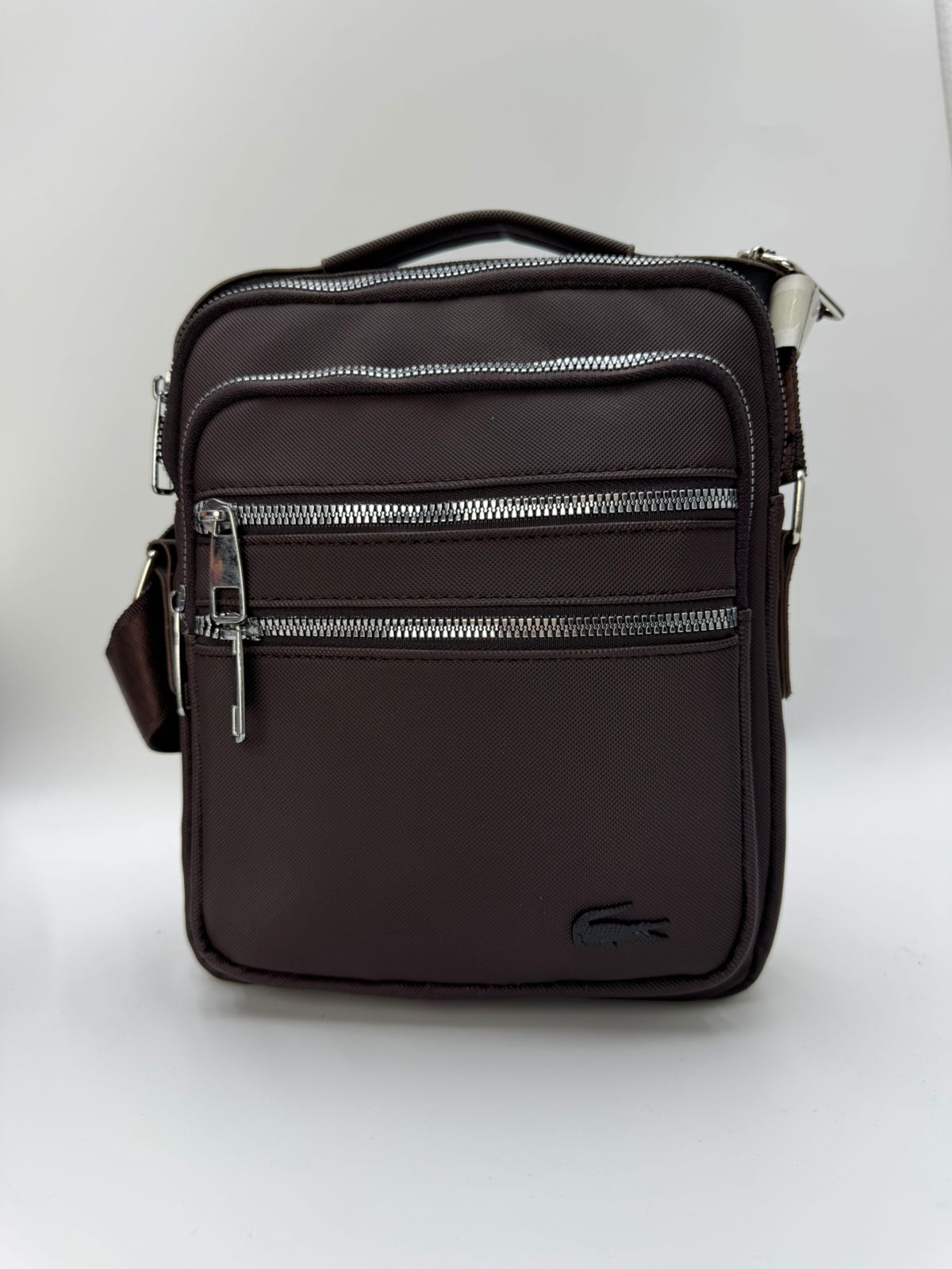 Мужскася барсетка Lacoste коричневая арт.С613-2 Мужскася барсетка Lacoste коричневая арт.С613-2