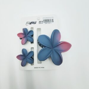 Крабик Гавайский цветок 4-8см уп 3шт арт.tr463 матовый сизый