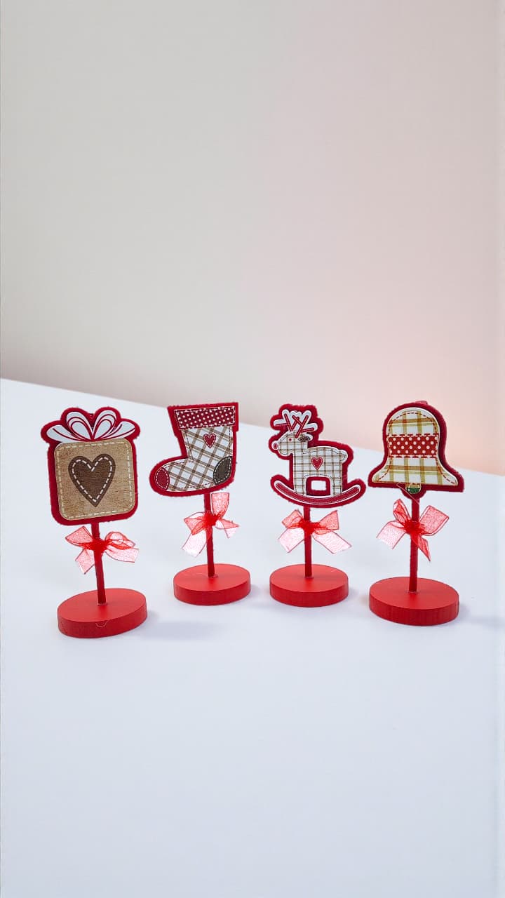 Декор новогодний с прищепкой арт.6682-8 ассорти Декор новогодний с прищепкой арт.6682-8 ассорти