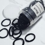 Резинки для волос в баночке арт.tr2216 черные