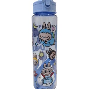 Бутылка для воды Лабубу арт.tr1730 светло-голубая