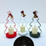 Свеча электронная Елка 22см арт.sk-8