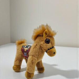 Мягкая игрушка Лошадь 17см арт.tr2830 коричневая 2000тг