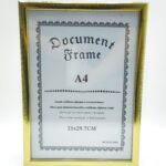 Рамка А4 арт.y-35 золото