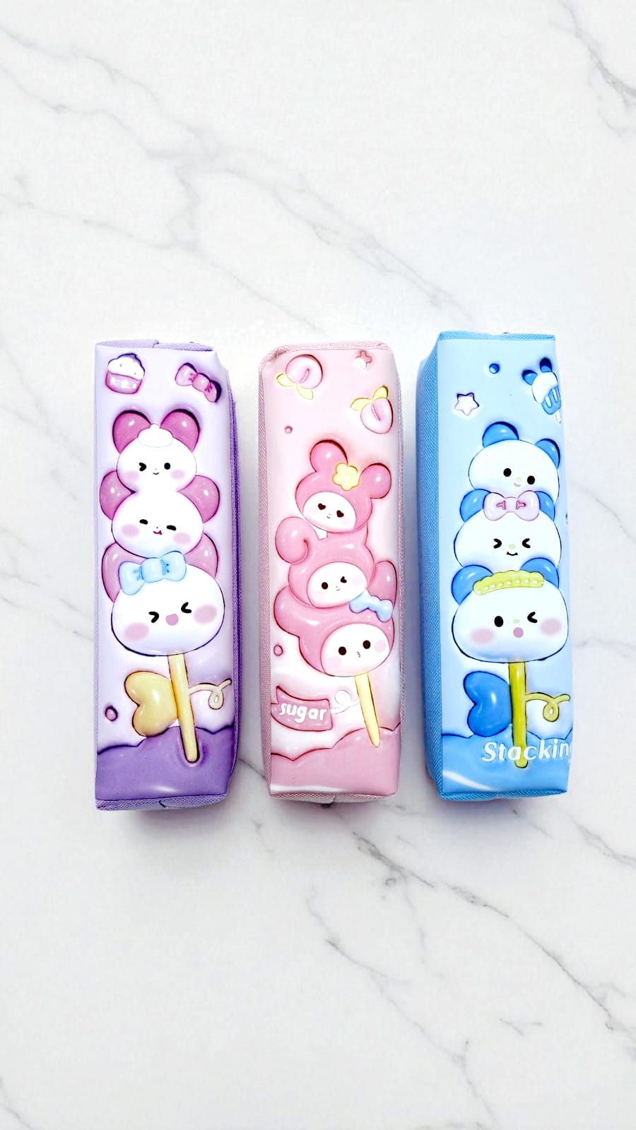 Пенал с 3-мя рожицами арт.7659 ассорти Пенал с 3-мя рожицами арт.7659 ассорти