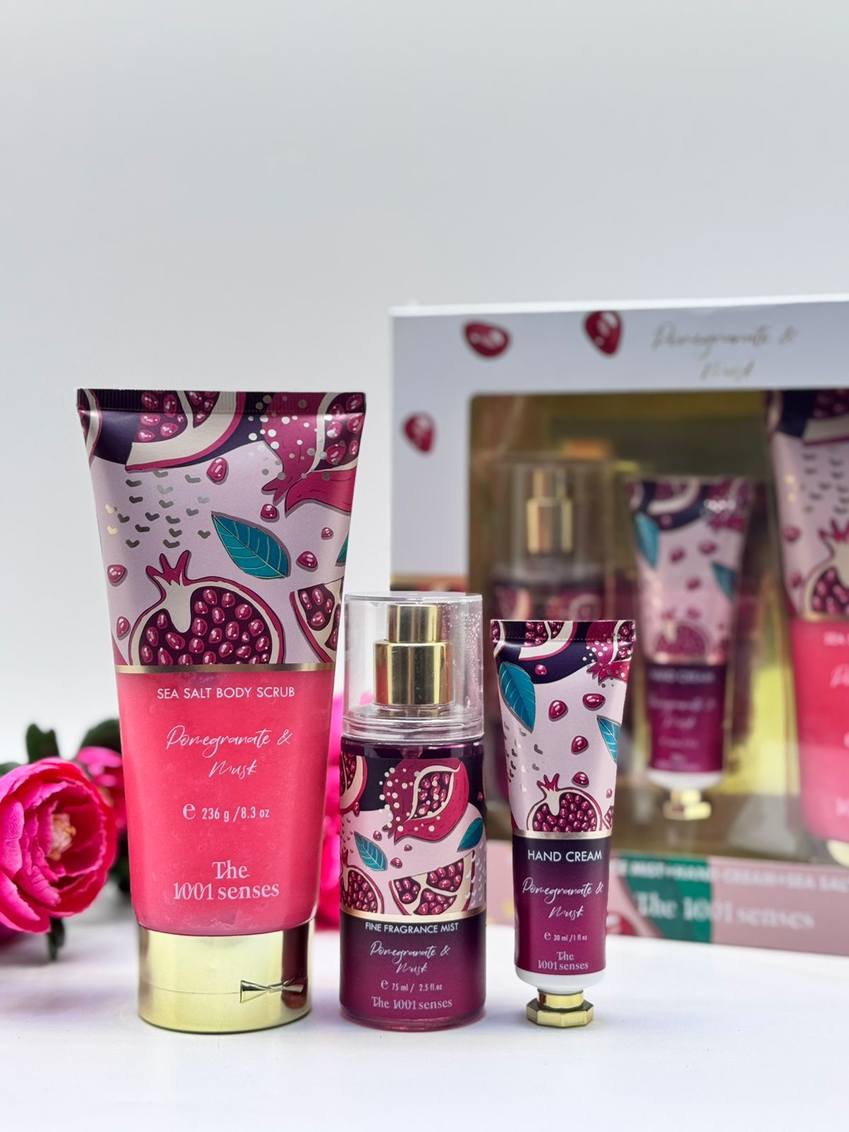 Косметический набор 3в1 Pomegranate & Musk арт.n143 Косметический набор 3в1 Pomegranate & Musk арт.n143